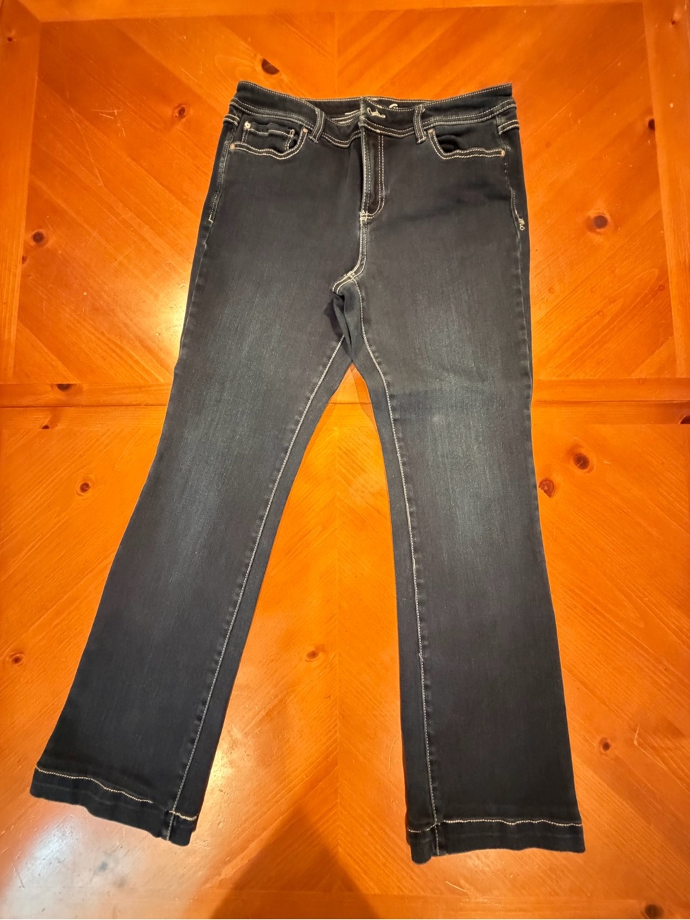 INC International Concepts Dark Blue Bootcut Jeans
